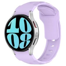 Per Samsung Galaxy Watch 5 Pro / 6 / 7 Kalebol Armor Cinturino in silicone (viola)
