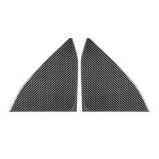 Per Chevrolet Corvette C8 2 pezzi/set adesivo decorativo per finestrino posteriore a triangolo (nero)