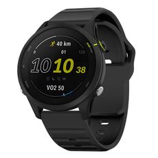 Cinturino per orologio in silicone con fibbia borchiata e motivo a onde Kalebol da 20 mm (nero)