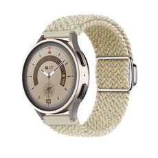 Cinturino per orologio con fibbia magnetica intrecciata in nylon Kalebol da 20 mm (colorato Starlight)