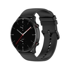Cinturino per orologio in silicone con coda rotonda Kalebol da 22 mm (nero)