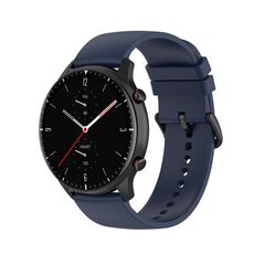 Cinturino per orologio in silicone Kalebol Round Tail da 22 mm (blu notte)