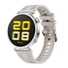 Cinturino per orologio in silicone composito Kalebol da 18 mm (Starlight)