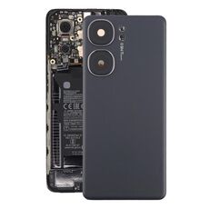 Per vivo iQOO Neo9 Pro Cover posteriore della batteria con copriobiettivo della fotocamera (nero)