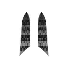 Per Chevrolet Corvette C8 2 pezzi/set adesivo pannello bracciolo interno (nero)