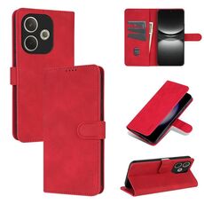 Per OPPO A5 Energy / A5 Pro 5G Global AZNS Custodia per telefono in pelle con texture di vitello e pelle al tatto (rosso)