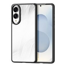 Per Samsung Galaxy S25 Edge 5G DUX DUCIS Aimo Series TPU + PC Custodia per telefono Frosted Feel (Nero)