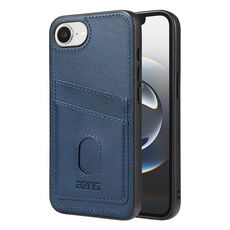 Per iPhone 16e AZNS K1 Series Card Slot Business Phone Case (Blu)