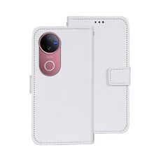 Per vivo V50 5G Global idewei Crazy Horse Texture Custodia in pelle per telefono (bianco)