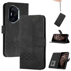 Custodia in pelle Flip Cubic Skin Feel per Honor 400 (nera)