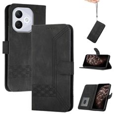 Custodia in pelle Flip Cubic Skin Feel per Honor 400 Lite (nera)