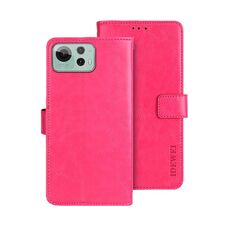 Per Asus Zenfone 12 Ultra idewei Crazy Horse Texture Custodia in pelle per telefono (rosso rosa)
