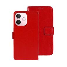 Per OPPO A5 Pro 5G Global idewei Crazy Horse Texture Custodia in pelle per telefono (rosso)