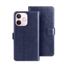 Per OPPO A5 Pro 5G Global idewei Crazy Horse Texture Custodia in pelle per telefono (blu)