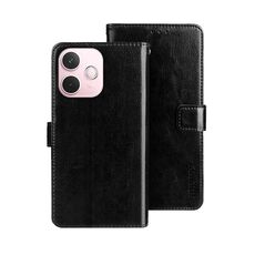 Per OPPO A5 Pro 5G Global idewei Crazy Horse Texture Custodia in pelle per telefono (nero)