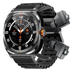 HAMTOD GT98 Cuffie Smart Watch, 1,53 pollici, Supporto Chiamata Bluetooth / NFC / Frequenza Cardiaca (Nero)