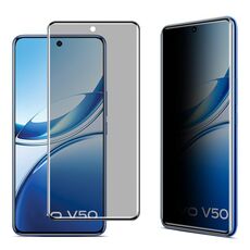 Per vivo V50 5G imak 3D Curvo Privacy Schermo Intero Pellicola in Vetro Temperato