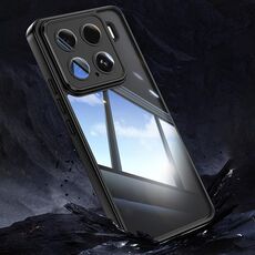 Per Xiaomi 15 Pro Custodia antiurto in TPU ibrida acrilica per telefono (nero)