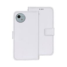 Per Sharp Aquos wish4 idewei Crazy Horse Texture Custodia in pelle per telefono (bianco)