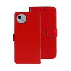 Per Sharp Aquos wish4 idewei Crazy Horse Texture Custodia in pelle per telefono (rosso)