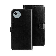 Per Sharp Aquos wish4 idewei Crazy Horse Texture Custodia in pelle per telefono (nero)