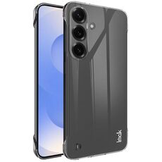 Per Samsung Galaxy S25+ 5G IMAK Custodia per telefono in cristallo trasparente con protezione a quattro angoli, versione senza bordi (trasparente)