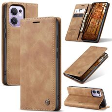 Per OPPO Reno13 F 4G / 5G CaseMe 013 Custodia in pelle con flip orizzontale multifunzionale (marrone)