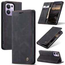 Per OPPO Reno13 F 4G / 5G CaseMe 013 Custodia in pelle con flip orizzontale multifunzionale (nero)