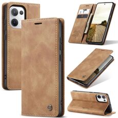 Per OPPO Reno13 Global CaseMe 013 Custodia per telefono in pelle con flip orizzontale multifunzionale (marrone)