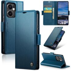 Per OPPO Reno13 F 4G / 5G CaseMe 023 Butterfly Buckle Litchi Texture RFID Anti-theft Custodia per telefono in pelle (blu)