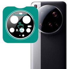 Per Xiaomi 15 Ultra Dual Color Version imak Black Version HD Glass Rear Camera Lens Film, Versione autoposizionante