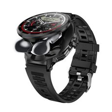 D11 1.46 pollici 2 in 1 Bluetooth Auricolare Smart Watch, Supporto Chiamata Bluetooth / NFC / Frequenza Cardiaca (Nero)