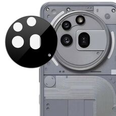 Per Nothing Phone 3a Pro 5G IMAK Pellicola in vetro per obiettivo fotocamera posteriore Versione nera