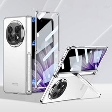 Per OPPO Find N5 GKK Supporto magnetico pieghevole Cerniera Pellicola Custodia per telefono integrata (bianco)