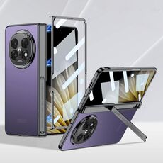 Per OPPO Find N5 GKK Supporto magnetico pieghevole Cerniera Pellicola Custodia per telefono integrata (viola)