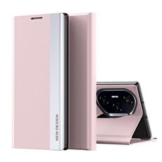 Per Honor 300 Pro Custodia per telefono in pelle adsorbimento elettrolitico laterale (rosa)