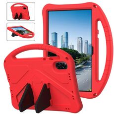 Per Honor Pad X9a Custodia per tablet antiurto in EVA con supporto (rosso)