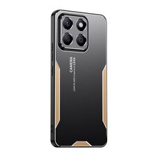 Per Honor X8c Blade Series Custodia per telefono in metallo ibrida in TPU (oro)