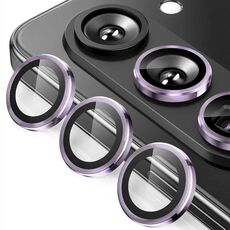Per Samsung Galaxy Z Fold7 ENKAY Hat-Prince 9H Obiettivo della fotocamera posteriore Pellicola in vetro temperato in lega di alluminio (viola)