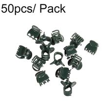 50 pezzi/confezione Clip di fissaggio per viti da giardinaggio Strumento per modellare le piante Clip per innesto di piante (AT945)