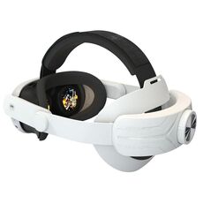 Per Meta Quest 3 / 3S Fascia regolabile Nessuna pressione sul viso VR Head Strap Accessori (bianco)