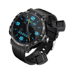 Q10 Cuffie Bluetooth Dual-mode Smart Watch, 1,52 pollici, Supporto Chiamata Bluetooth / Frequenza Cardiaca (Nero)