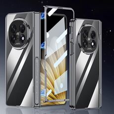 Per OPPO Find N5 GKK Custodia per telefono con supporto magnetico pieghevole e pellicola integrata (nero)