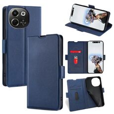 Per Tecno Pova 6 Neo 5G Custodia in pelle con fibbia laterale ultrasottile e flip orizzontale (blu)