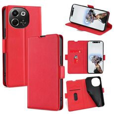 Per Tecno Pova 6 Neo 5G Custodia in pelle con fibbia laterale ultrasottile e flip orizzontale (rosso)