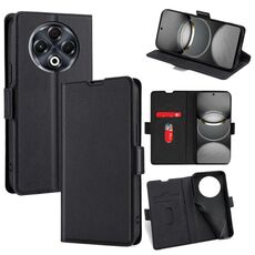 Per Tecno Spark 30 4G Custodia in pelle con fibbia laterale ultrasottile e flip orizzontale (nero)