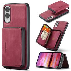 Per Samsung Galaxy S25 Edge 5G JEEHOOD J02 Custodia in pelle con cerniera magnetica orizzontale (rosso)
