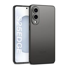 Per Samsung Galaxy S25 Edge 5G GKK Skin Feel PC Hybrid TPU Custodia per telefono (Nero titanio)