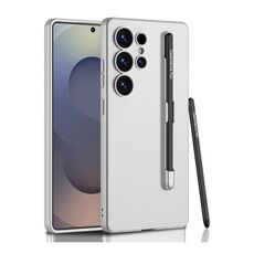 Per Samsung Galaxy S25 Ultra 5G GKK Custodia per telefono ultrasottile all-inclusive con penna (argento)