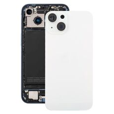 Per iPhone 14 versione EU Cover posteriore batteria con cornice centrale (bianco)